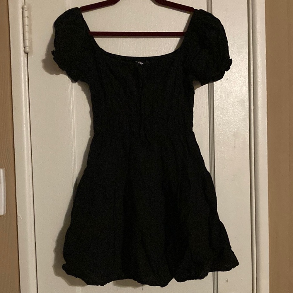 Black Tiered Dress